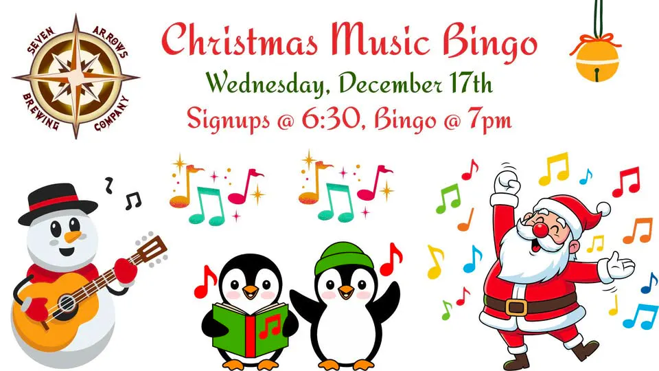 Christmas Music Bingo