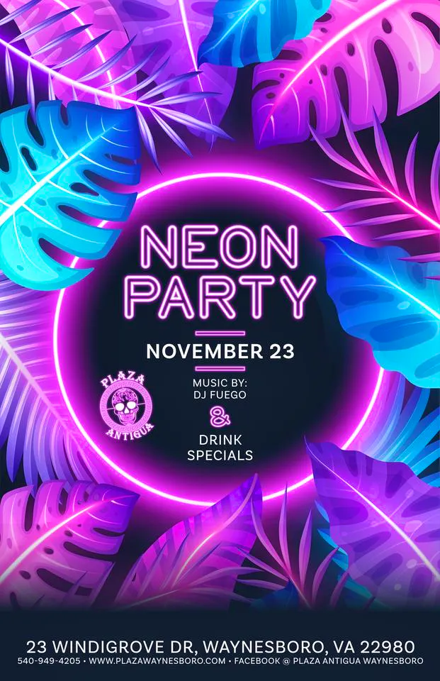 Neon glow party