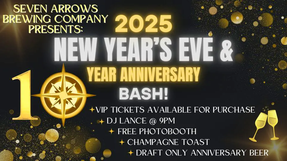 New Years 10 Year Anniversary Bash