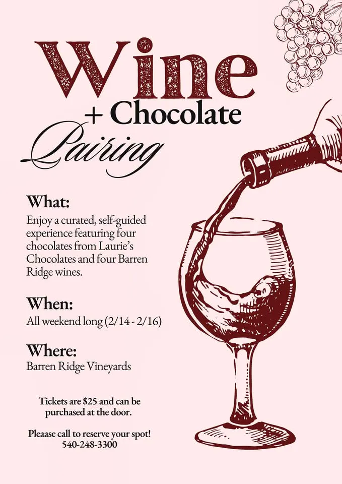 Wine + Chocolate Pairing