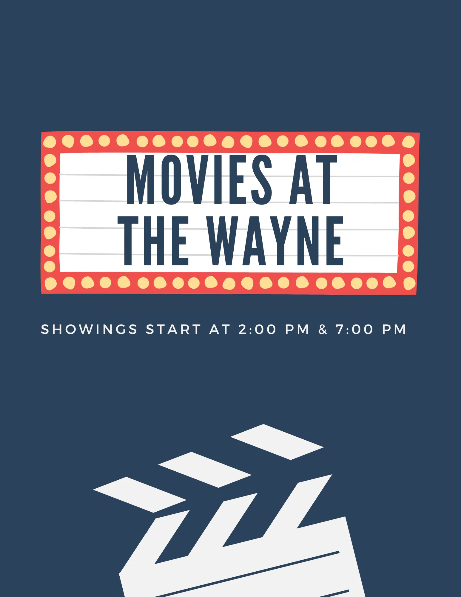 Movies at The Wayne Theatre