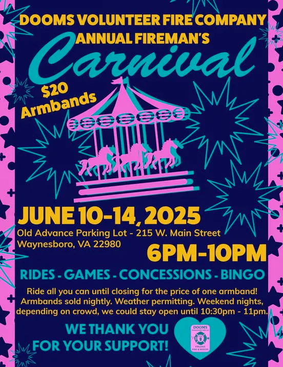 Dooms Volunteer Fire Department Carnival