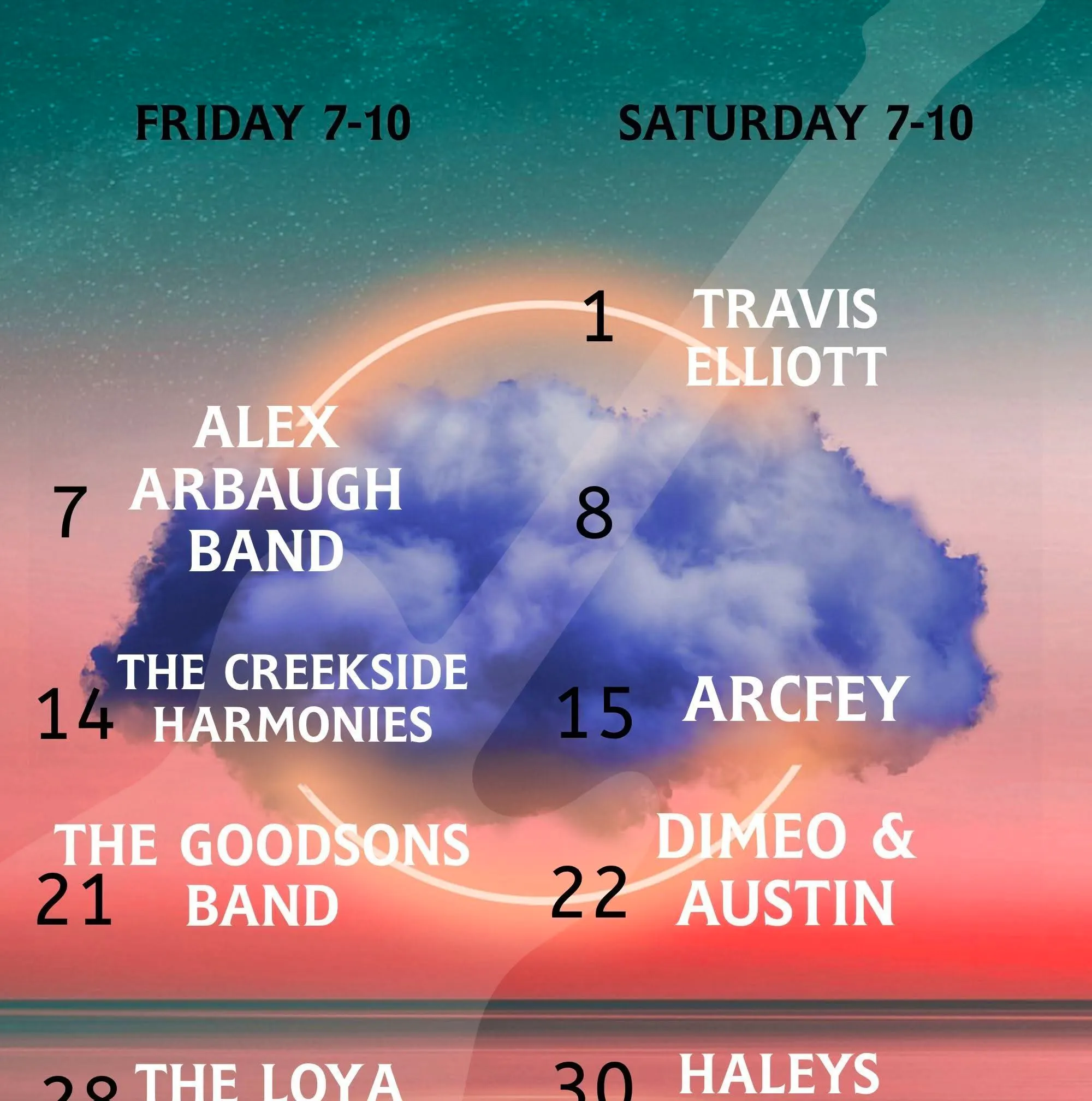 Live Music at 3rd Generations Grill: August Line Up