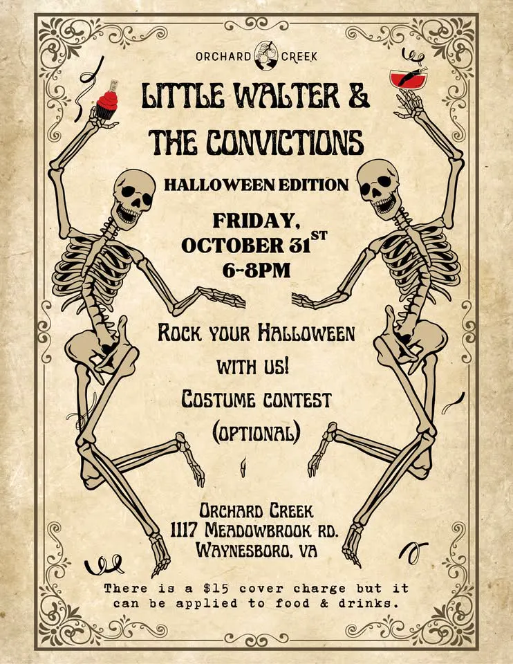 Live Music: Little Walter & the Convictions (Halloween Edition)