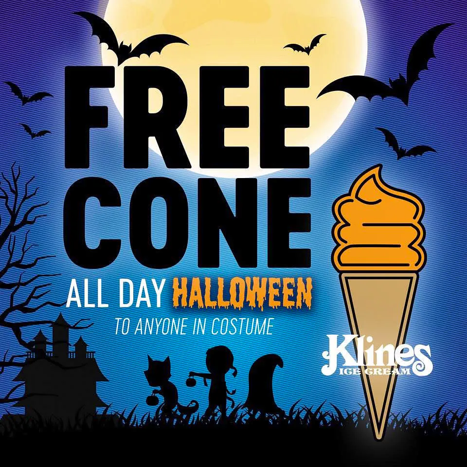 Free Cone on Halloween!