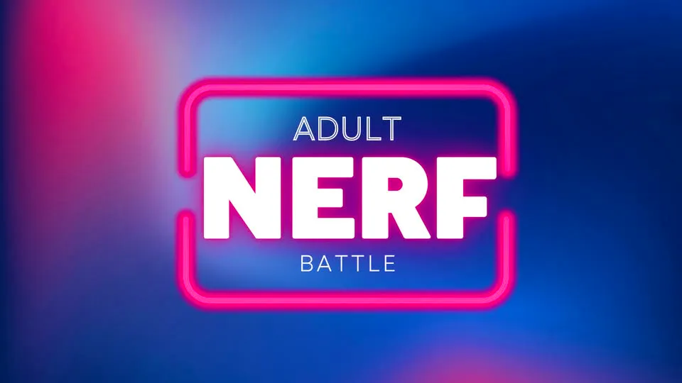 Adult Nerf Battle