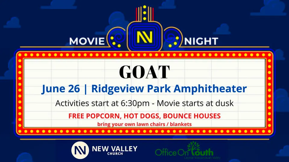 Community Movie Night in the Park: GOAT