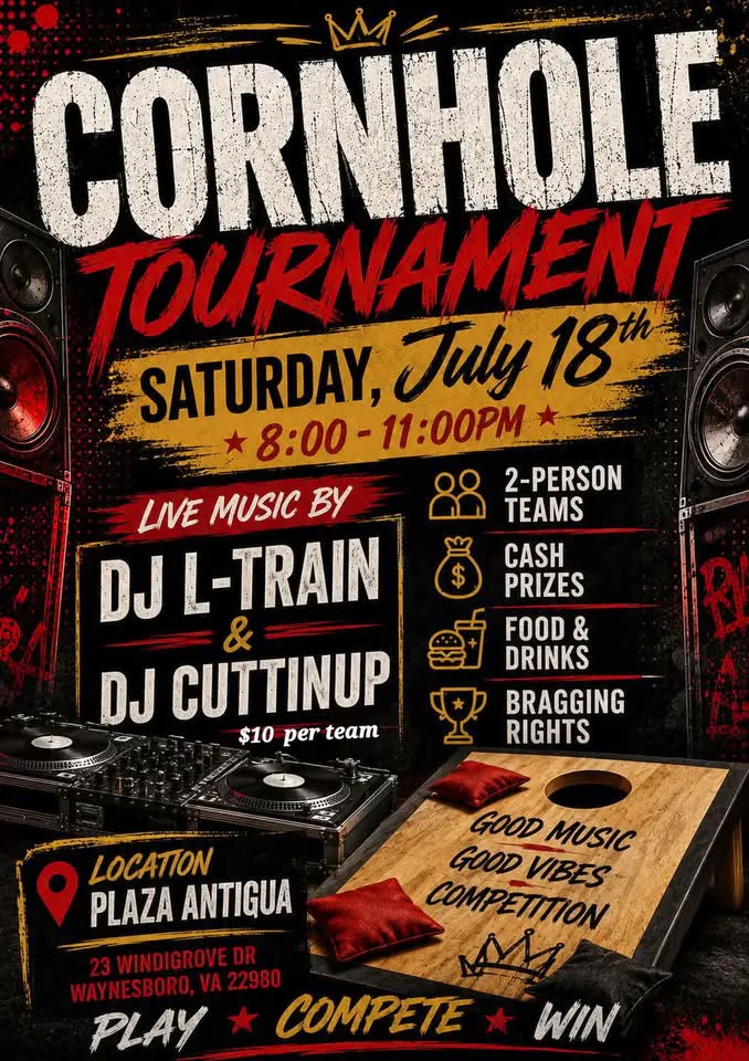 Battle of the DJs and Corn Hole Tournament