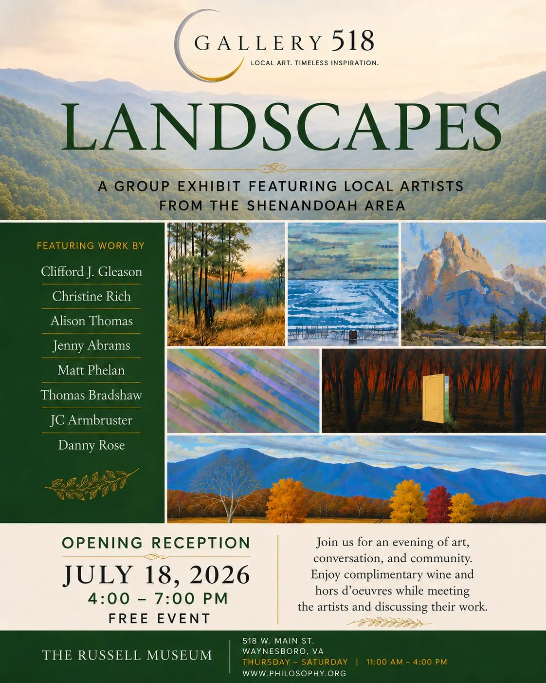 Landscapes Opening Reception