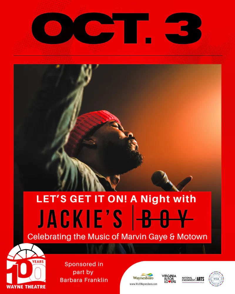 LET’S GET IT ON! A Night with Jackie’s Boy Celebrating the Music of Marvin Gaye and Motown