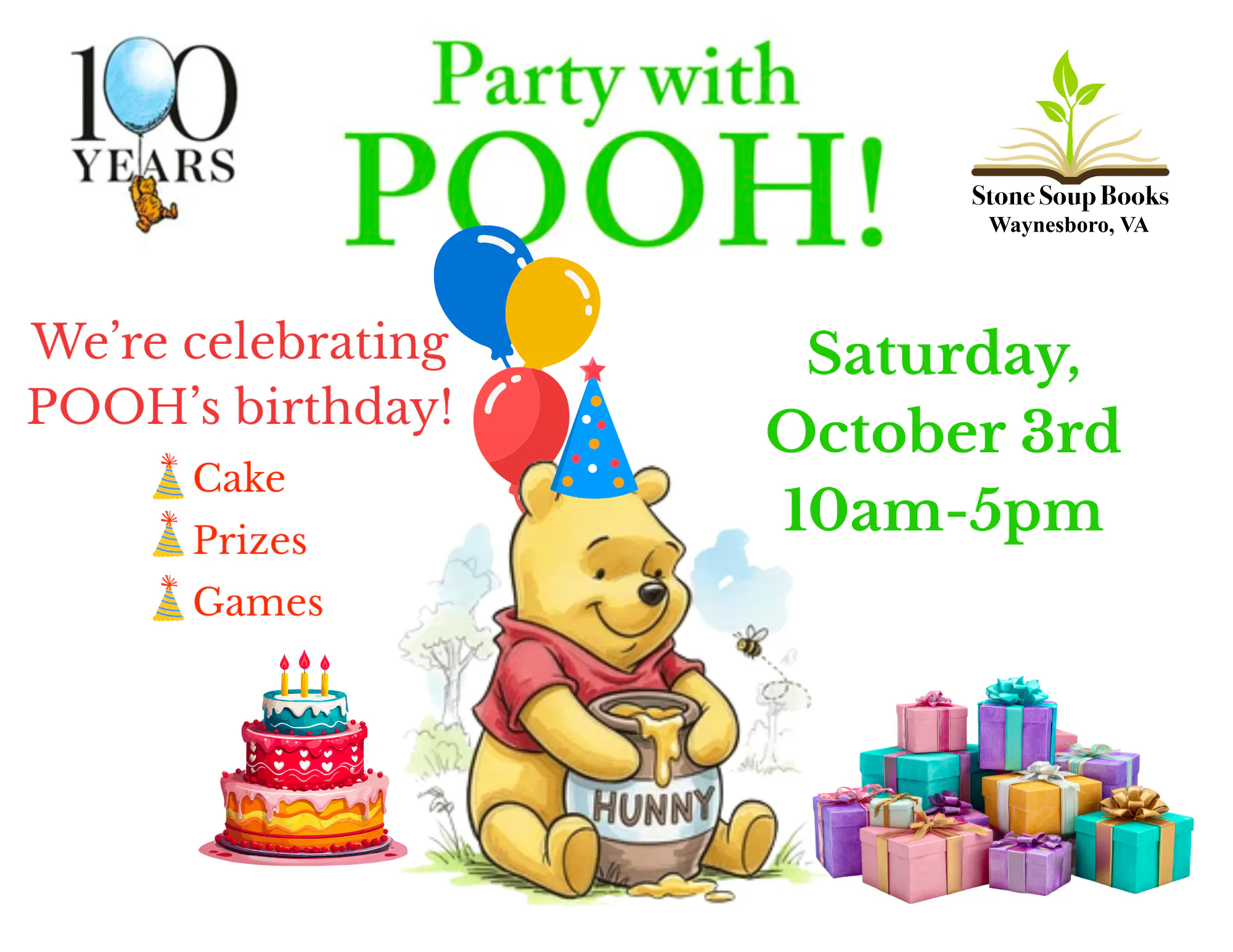 Pooh Party: Celebrating 100 Years